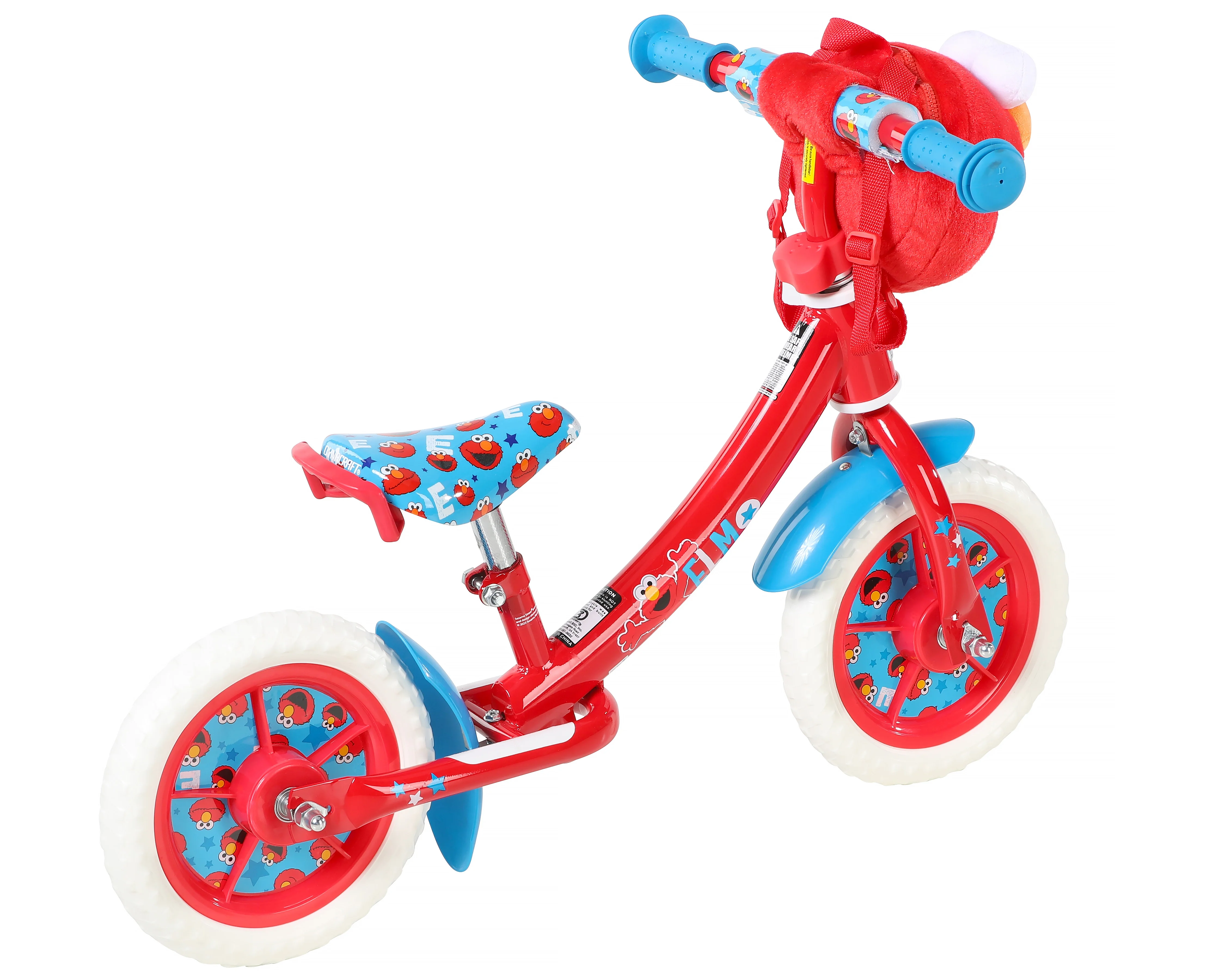 Dynacraft Sesame Street Elmo 10-Inch Unisex Balance Bike for Age 2-5 Years - Cheap Fitting