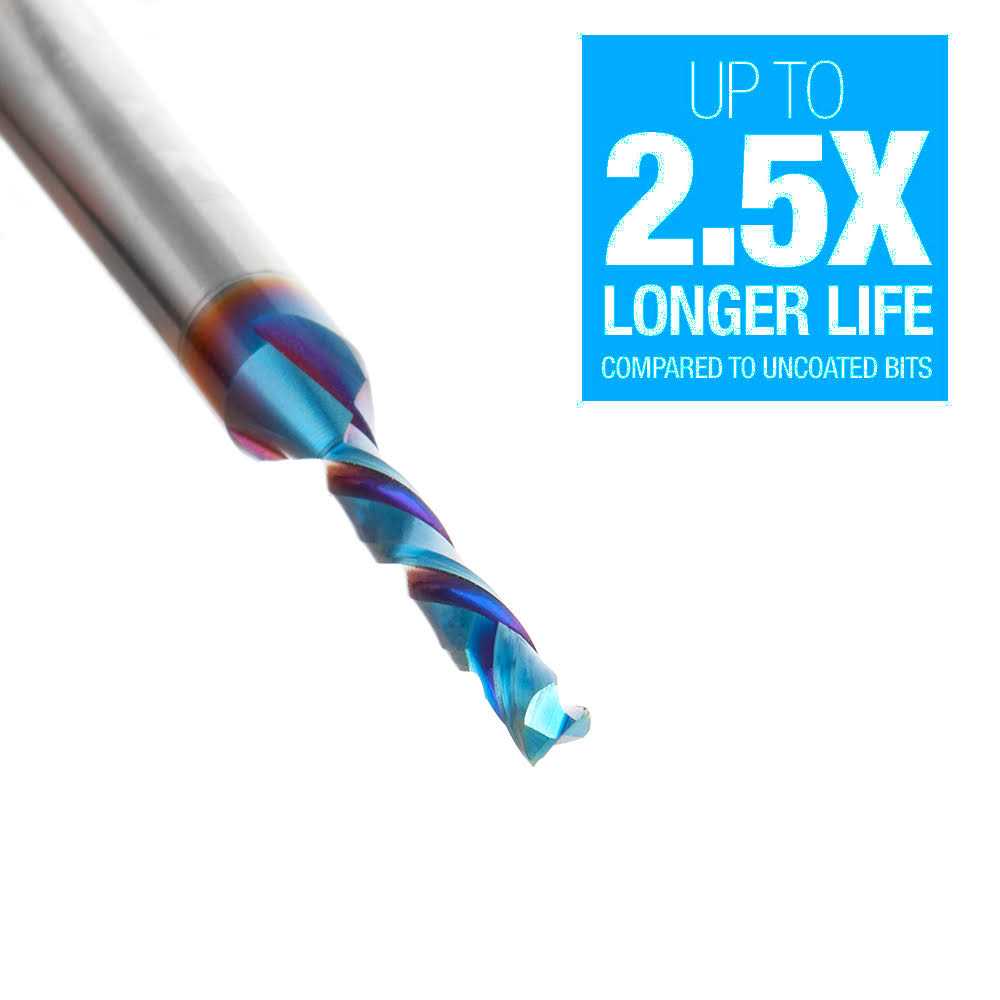 Amana Tool 48302-K CNC SC Spektra Extreme Tool Life Coated Compression Spiral 3mm D x 20mm CH x 6mm Amana 48302-K - Cheap Fitting