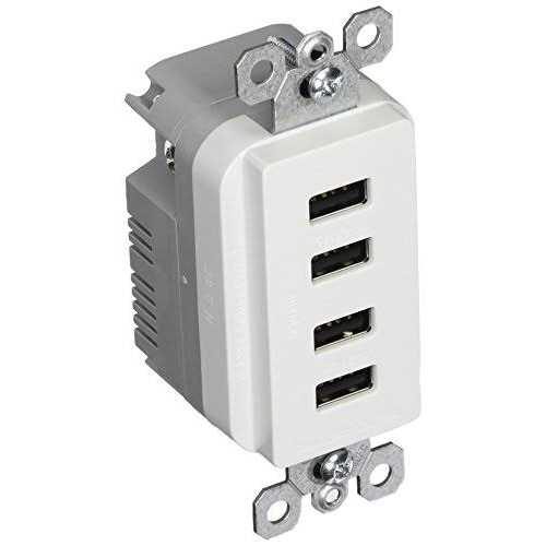 Legrand White Quad USB Charger Outlet - Cheap Fitting