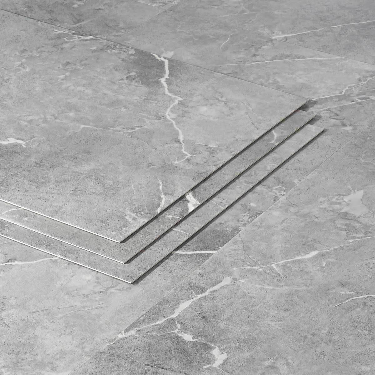 Ivy Hill Tile 28-mil x 18-in W x 36-in L Glue Down Luxury Vinyl Tile Flooring - Cheap Fitting
