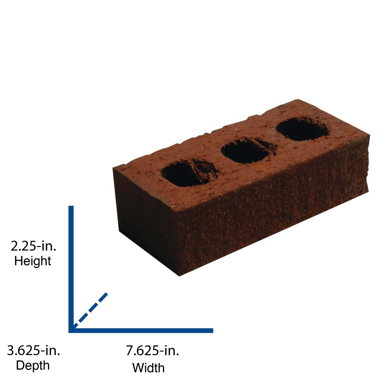 Oldcastle 8 x 4 Red Cored Brick 10298 - Cheap Fitting