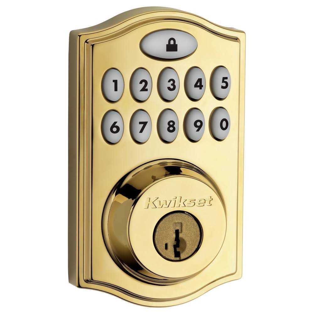Kwikset 914 Traditional Keypad SmartCode Electronic Deadbolt Smart Lock featuring SmartKey Security and Zigbee 3.0 Technology - Cheap Fitting