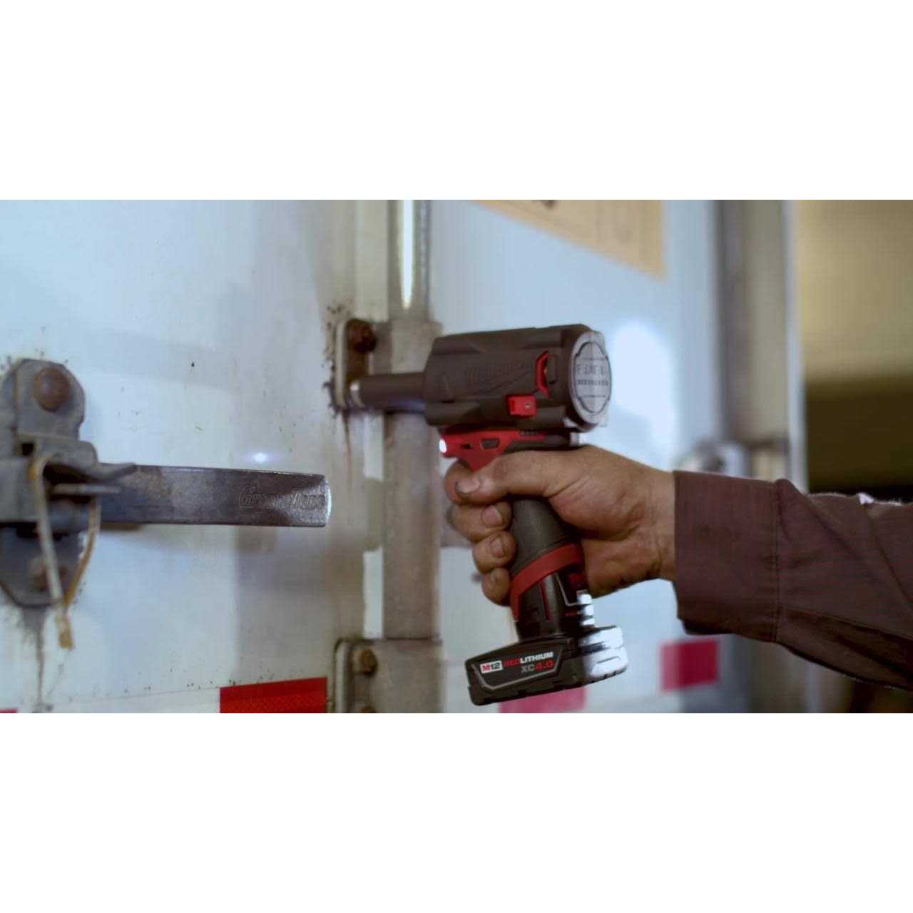 Milwaukee M12 FUEL 12V Lithium-Ion Brushless Cordless Stubby 3/8 in. Impact Wrench - Cheap Fitting