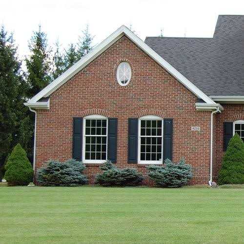 Alpha Shutters Exterior 15×22 x Raised Panel Shutter - Cheap Fitting