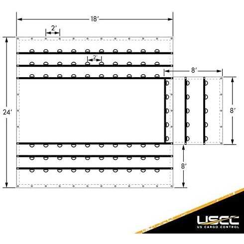 US Cargo Control Heavy Duty Lumber Tarp 28 - Cheap Fitting