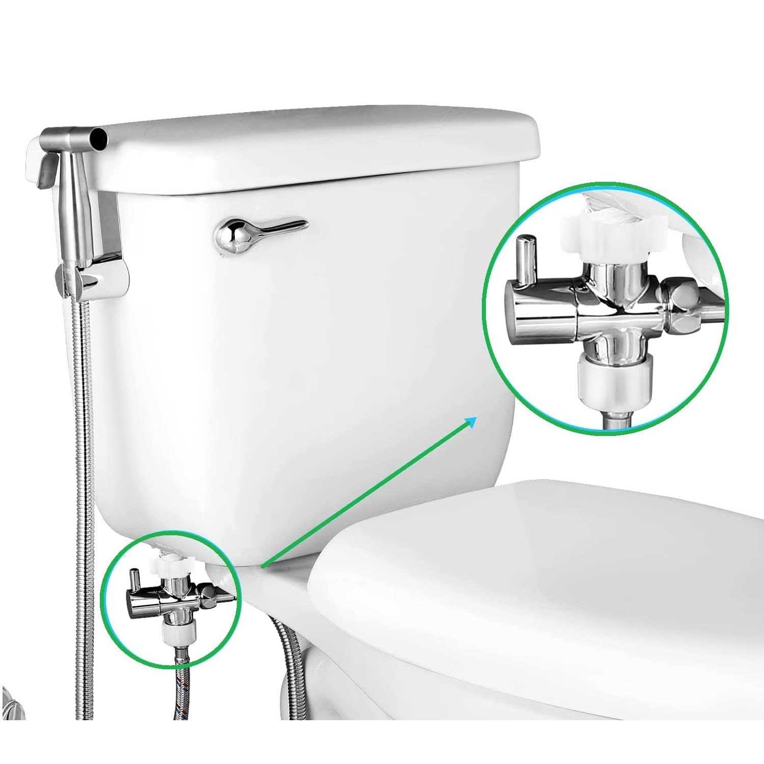 Handheld Bidet Sprayer for Toilet Portable Pet Shower Toilet Water Sprayer Seat Bidet Attachment Bathroom Stainless Steel Spray for Personal Hygiene - Cheap Fitting