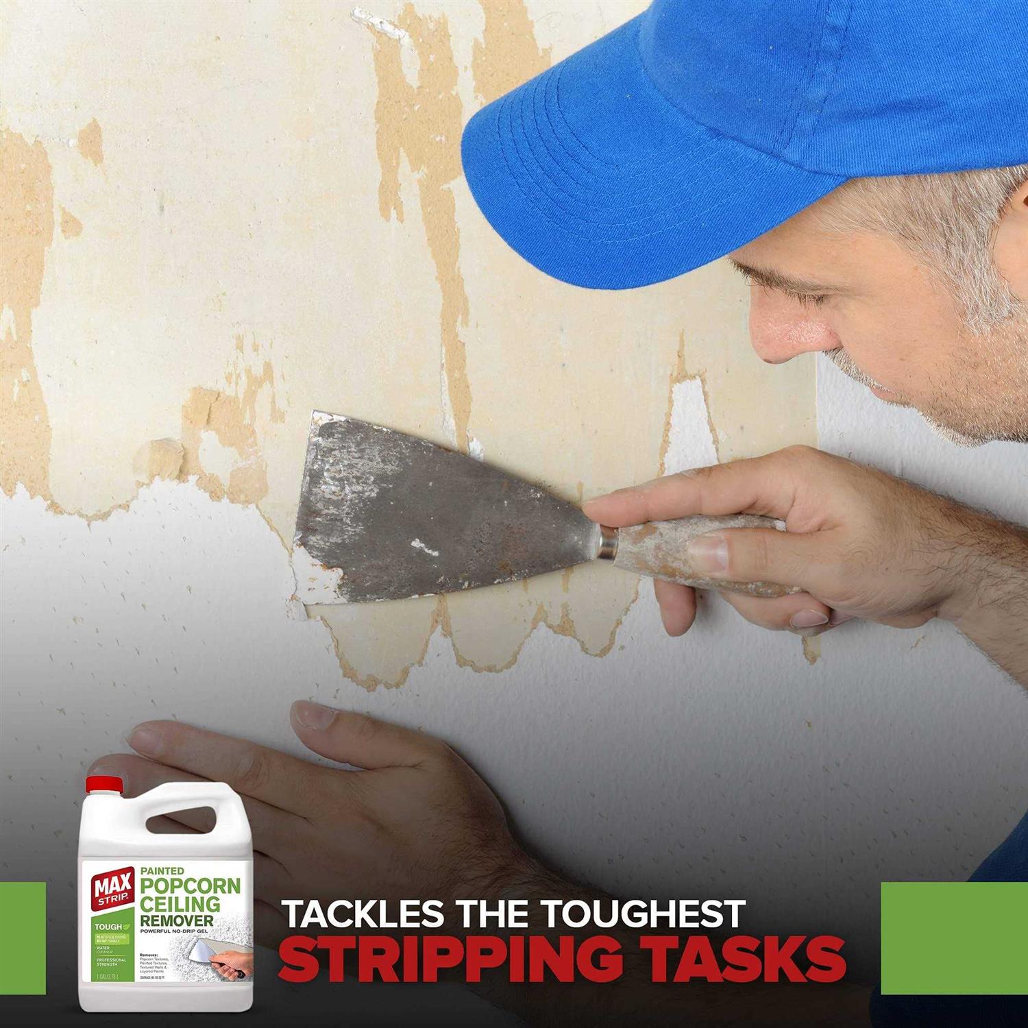 Max Strip Popcorn Ceiling Remover 1 gal - Cheap Fitting