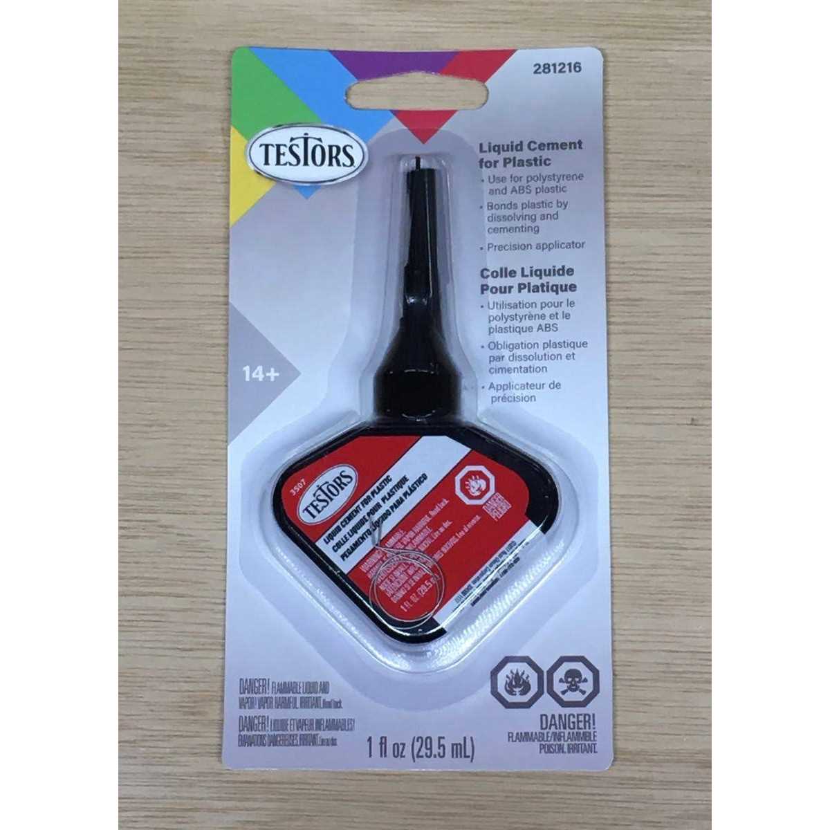 Testors Liquid Cement with Applicator - Cheap Fitting