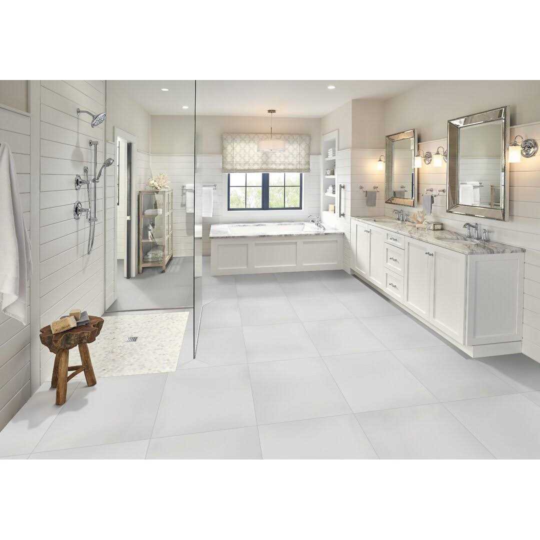 MSI Domino White 24 in. Matte Porcelain Floor and Wall Tile - Cheap Fitting