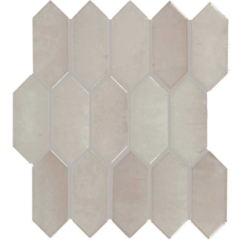 Daltile Miramo 11 in. x 12 in. Glazed Ceramic Picket Mosaic Tile - Cheap Fitting