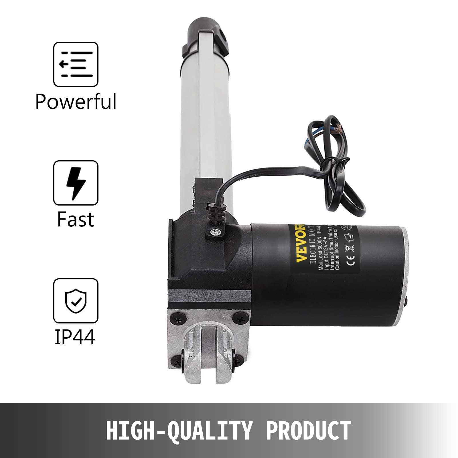 Happybuy 8 Inch Stroke Electric Actuators Dc 12v with Mounting Bracket - Cheap Fitting