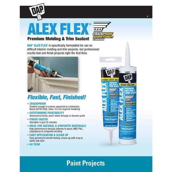 Dap Alex Flex Molding & Trim Sealant - Cheap Fitting