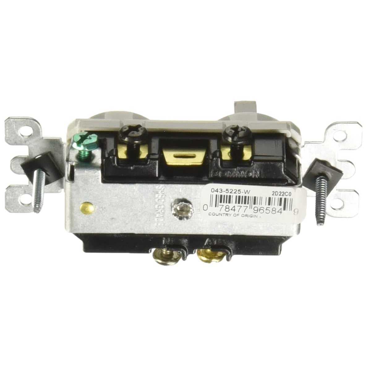 Leviton Switch Receptacle 5225-W - Cheap Fitting