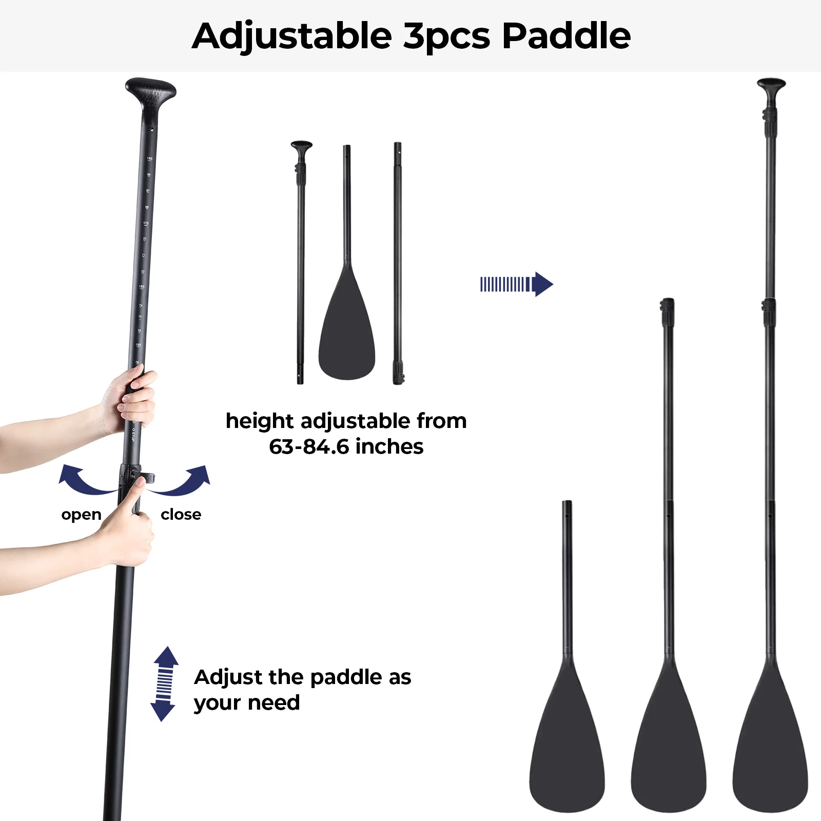 Arlopu 11FT Stand Up Paddle Board Inflatable with Premium SUP Accessories & Backpack, Non-Slip Deck, Waterproof Bag, Leash, Paddle and Hand Pump - Cheap Fitting