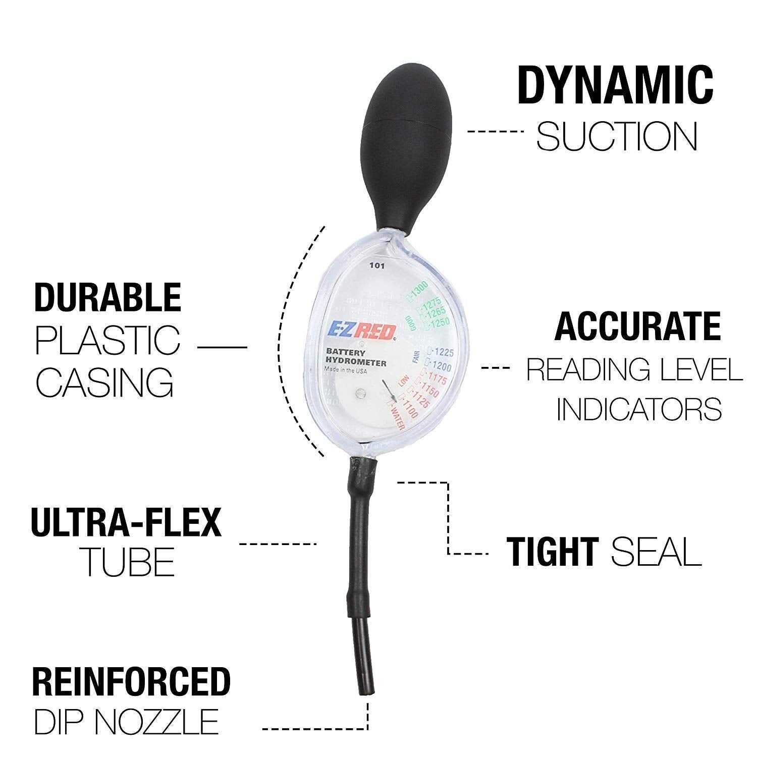Ez Red Battery Hydrometer SP101 - Cheap Fitting