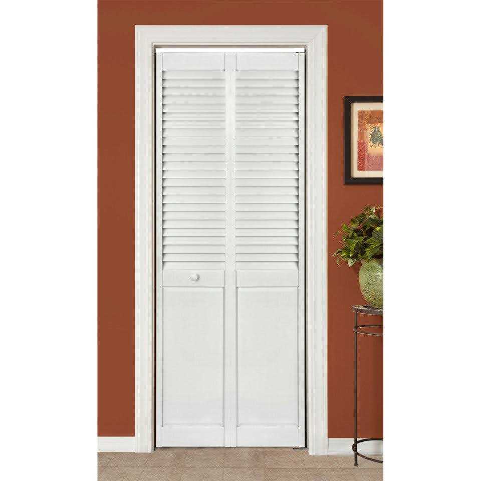 Louvered Wood Radiata Bi-Fold Doors Home Fashion Technologies - Cheap Fitting