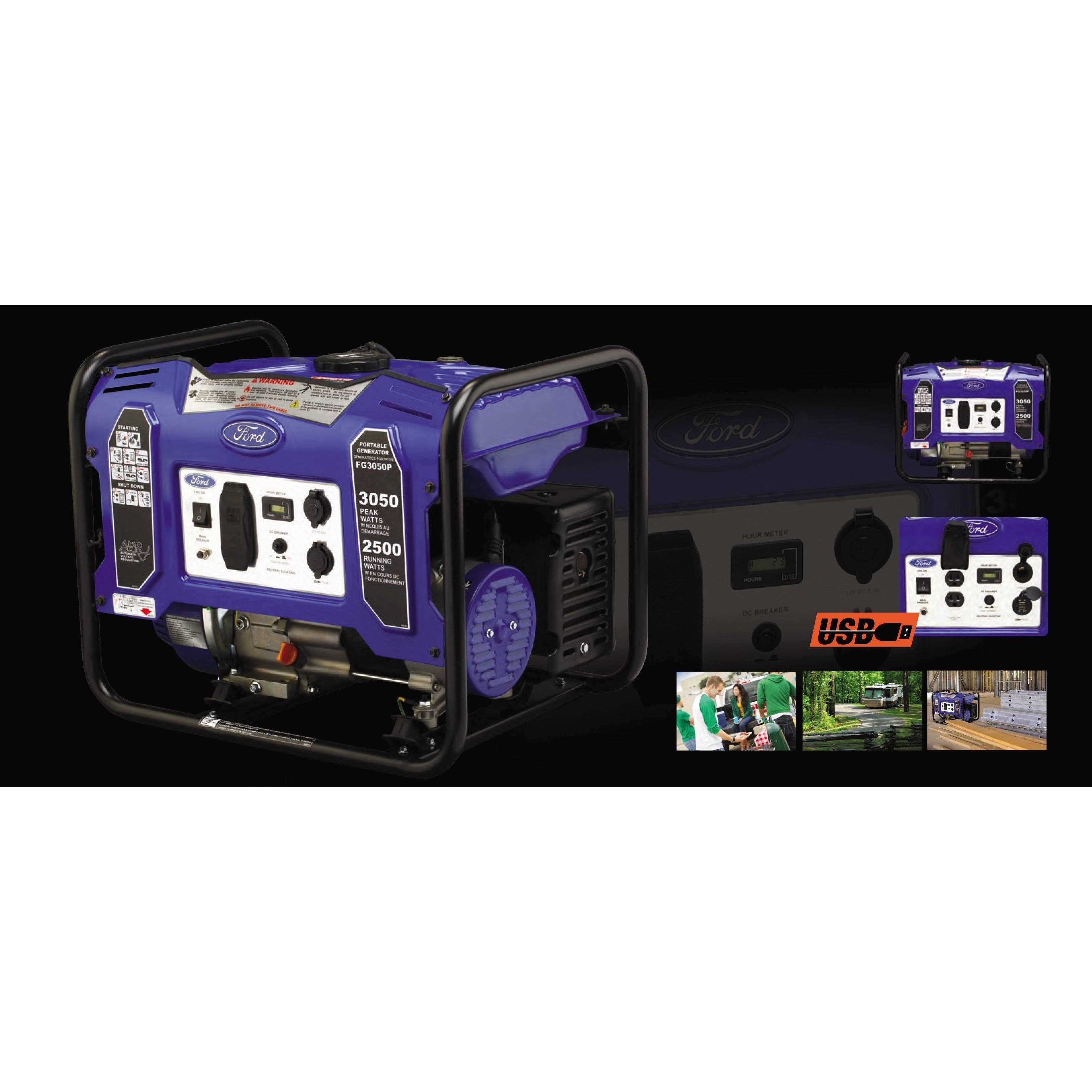 Ford FG3050P 3050 Watt Gasoline Portable Generator - Cheap Fitting