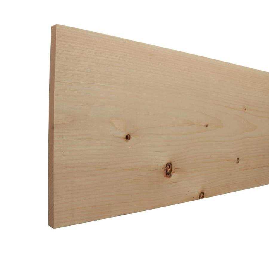 Lowe’s 1-in x 12-in x 8-ft Square Unfinished Pine Board - Cheap Fitting