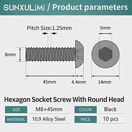 Button Head Socket Cap Screws Bolts 10.9 Grade Alloy Steel - Cheap Fitting