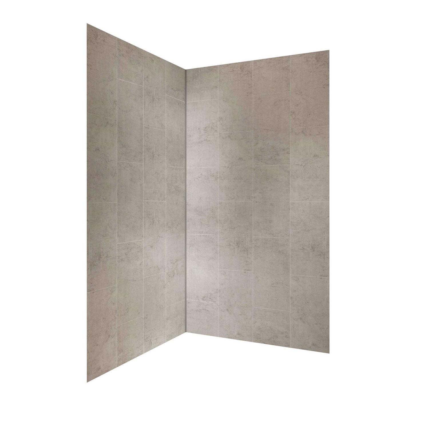 CRAFT + MAIN Jetcoat 42-in x 78 2-Piece Shower Panel Kit - Cheap Fitting