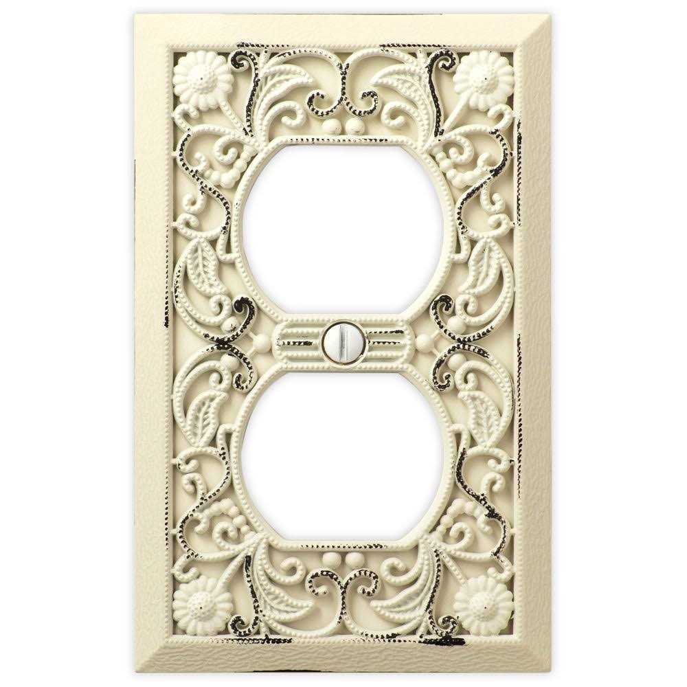 Amerelle Filigree Antique White Double Toggle 65TTAW - Cheap Fitting