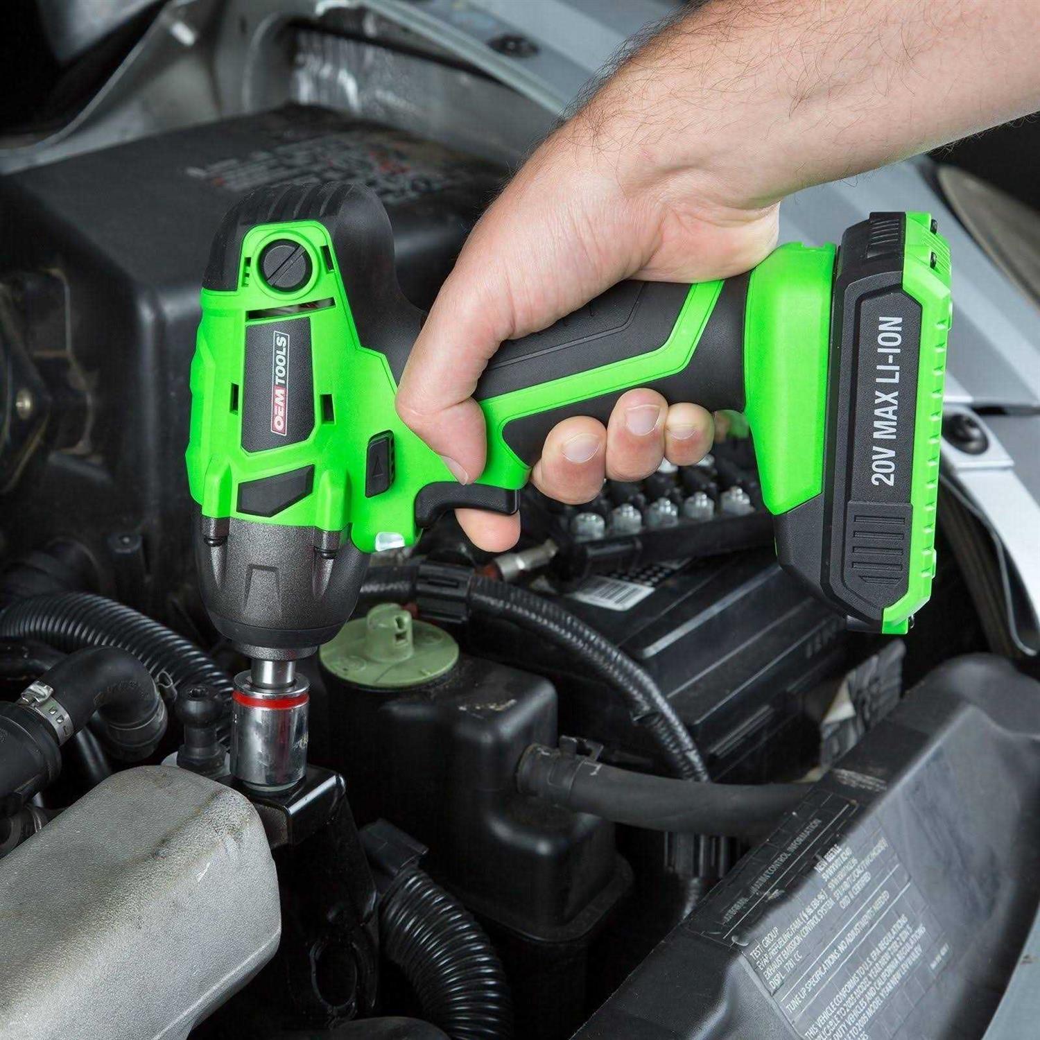 OEMTOOLS 24661 20V MAX Li-ion 3/8 in. Drive Cordless Impact Wrench - Cheap Fitting