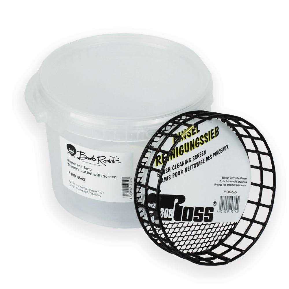Bob Ross Cleaning Bucket & Screen - Cheap Fitting