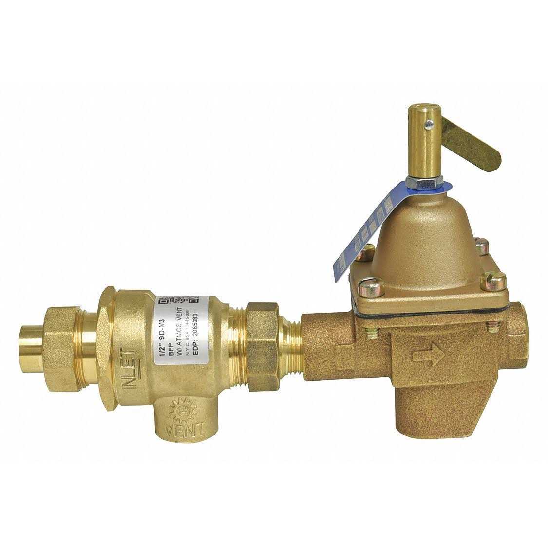 Watts B911S-M3 Comb Fill Valve/Backflow Preventor,1/2In - Cheap Fitting