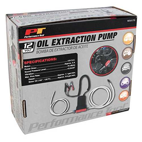 Performance Tool 12V Oil Extraction Pump W54170 - Cheap Fitting