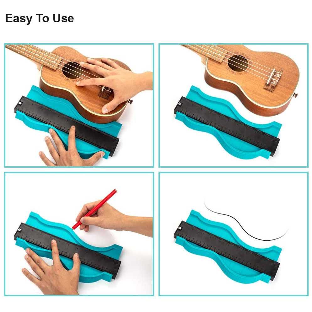 TINMARDA Contour Gauge 10 Inch Tool gadgets for men Contour Duplicator Precisely Copy Irregular Shapes Outline for Perfect Fit and Easy Cutting - Cheap Fitting