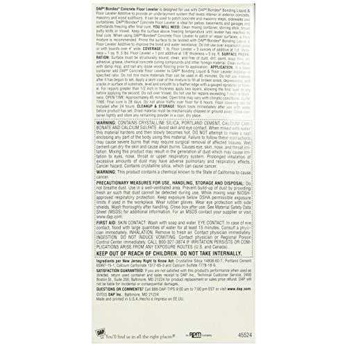 DAP 10414 Concrete Floor Leveler - Cheap Fitting