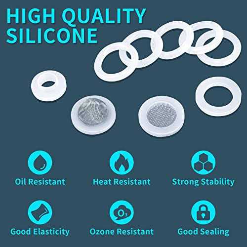 KEZE 660 PCS 18 Size Clear Food Grade Silicone O Ring Assortment Kit and 14 Size Silicone Washer Set,Silicone Oring for Seal Plumbing Faucet Hose - Cheap Fitting
