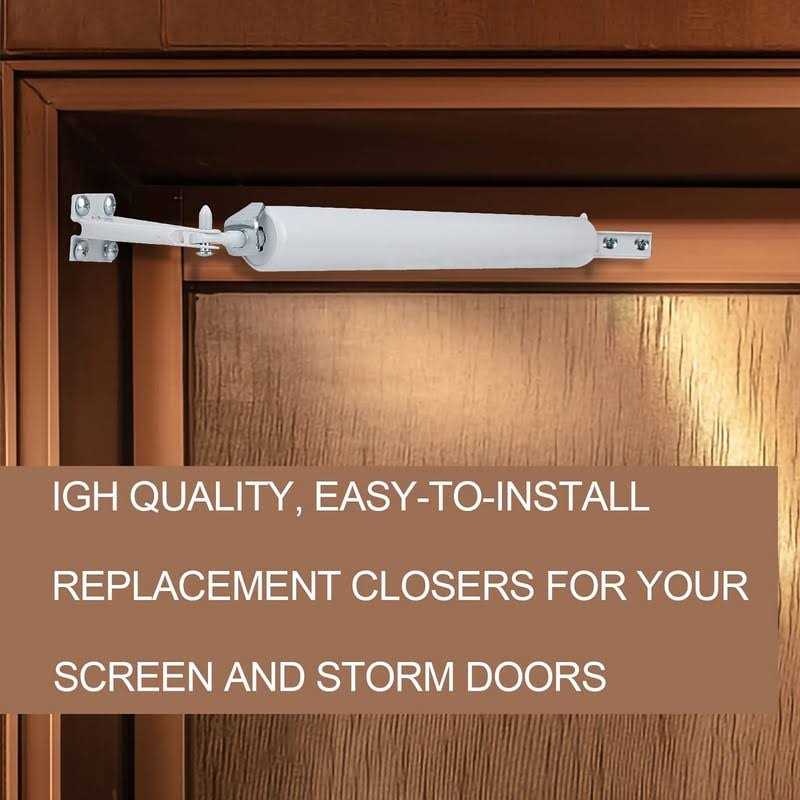 Luleyjor Storm Door Closer Heavy Duty - Cheap Fitting