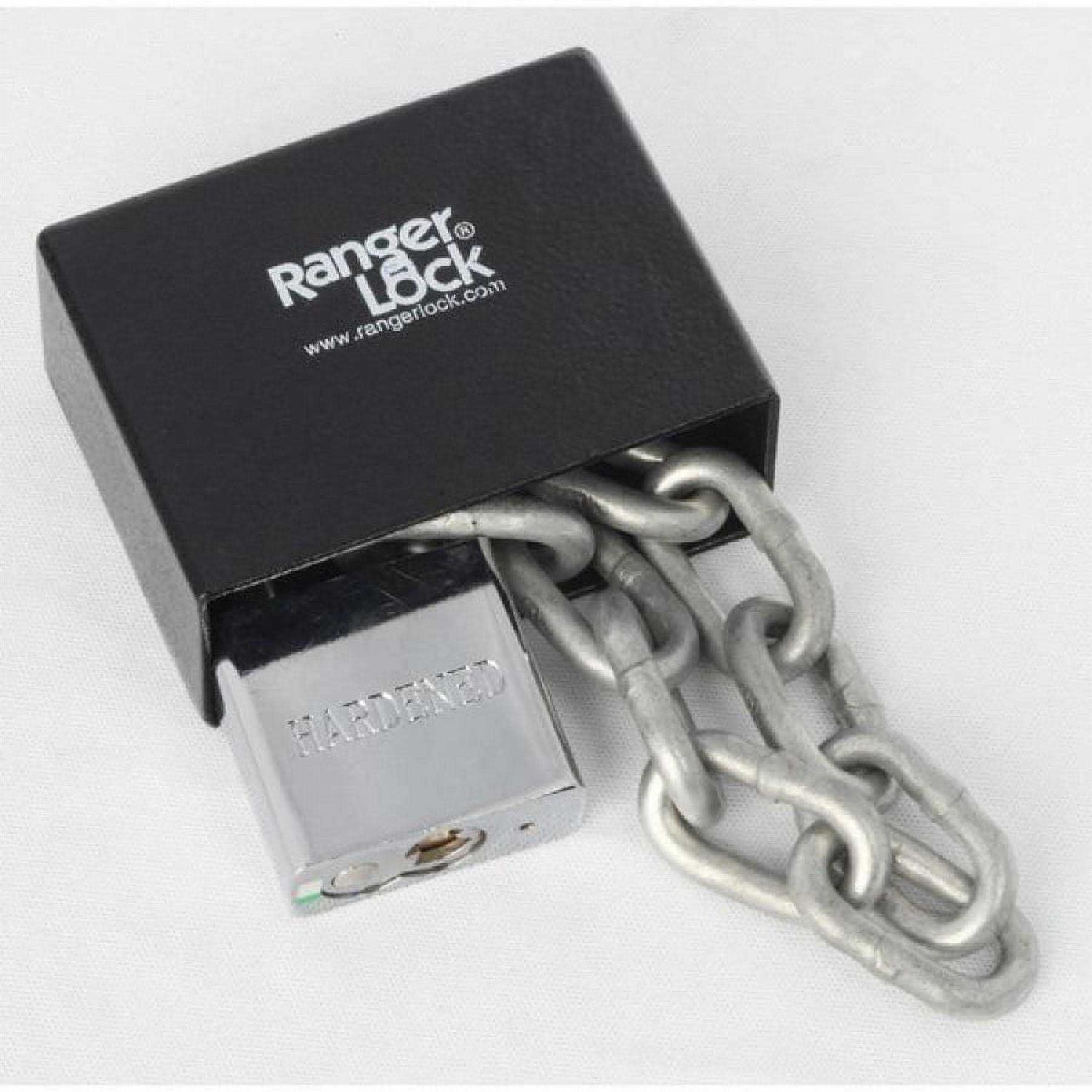 Ranger Lock Padlock Guard,3 in,Hardened Steel RGCJ-1L - Cheap Fitting