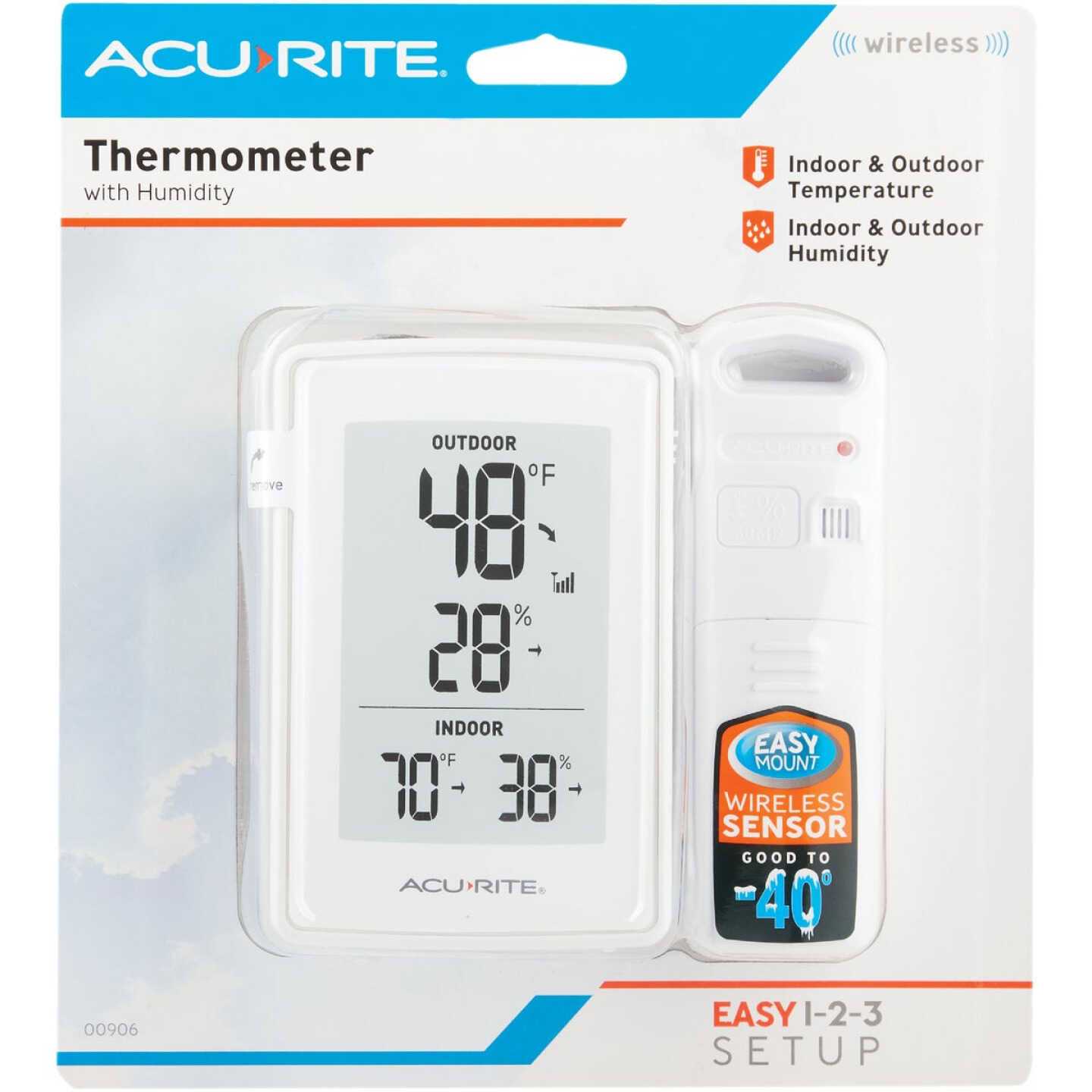 Acurite Digital Weather Station With Indoor & Outdoor Temperature & Humidity - Cheap Fitting