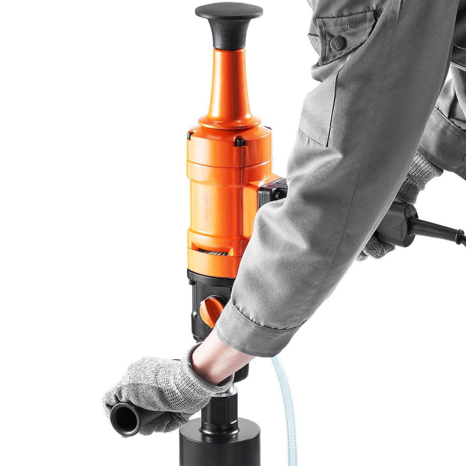 VEVOR Diamond Core Drilling Machine 4in Handheld Wet Concrete Core Drill Rig - Cheap Fitting