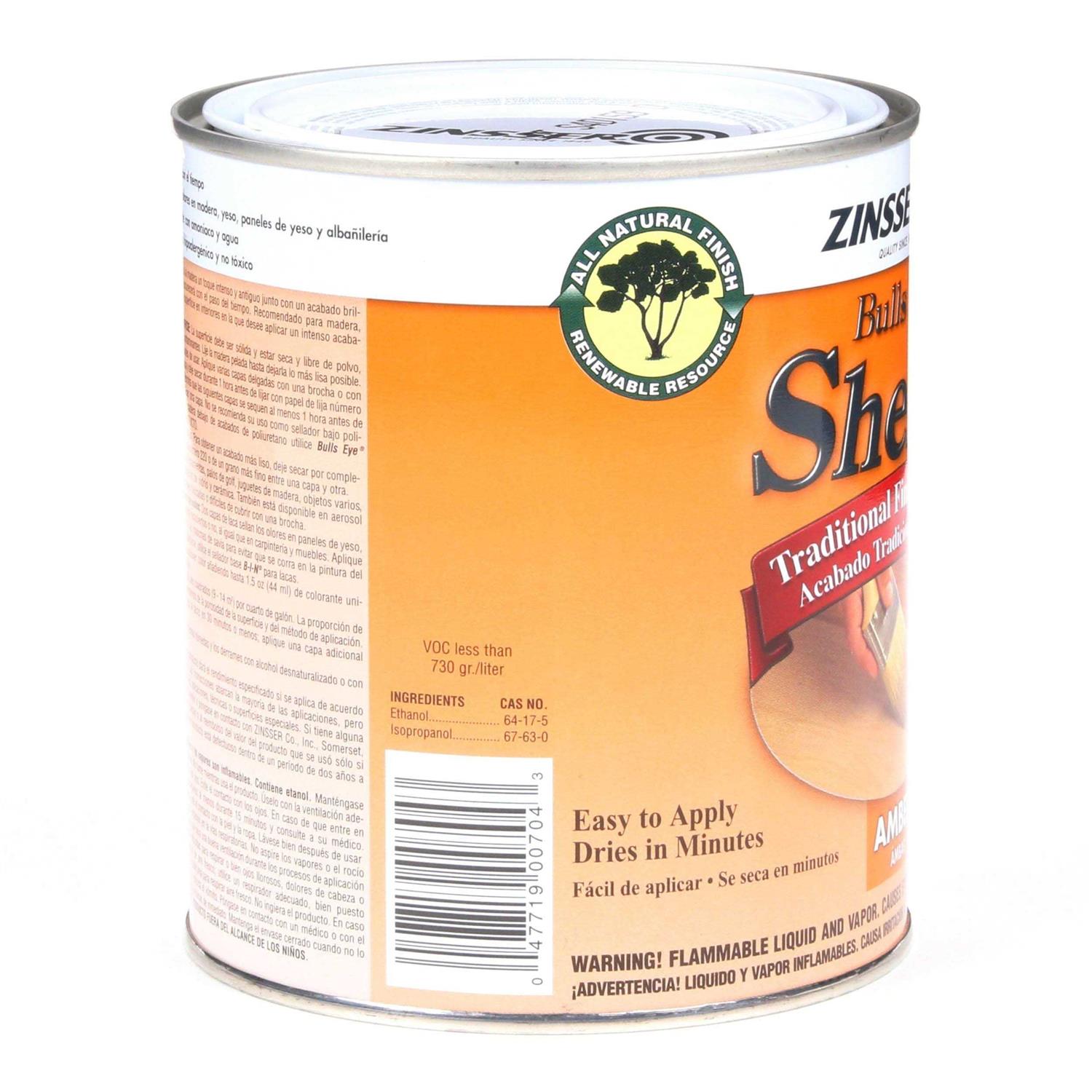 Zinsser Bulls Eye Shellac - Cheap Fitting