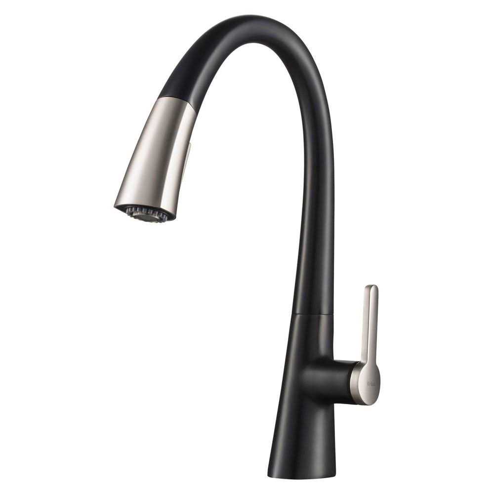 Kraus KPF-1673SFSMB Nolen Spot Free Dual Function Pull-Down Kitchen Faucet - Cheap Fitting