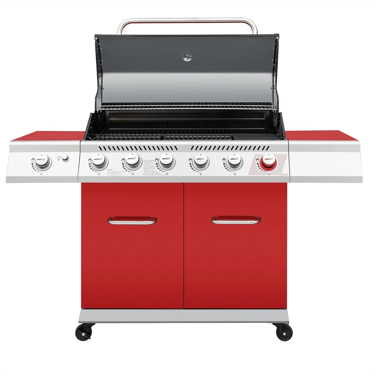 Royal Gourmet GA6402R 6-Burner BBQ Gas Grill with Sear Burner and Side Burner - Cheap Fitting