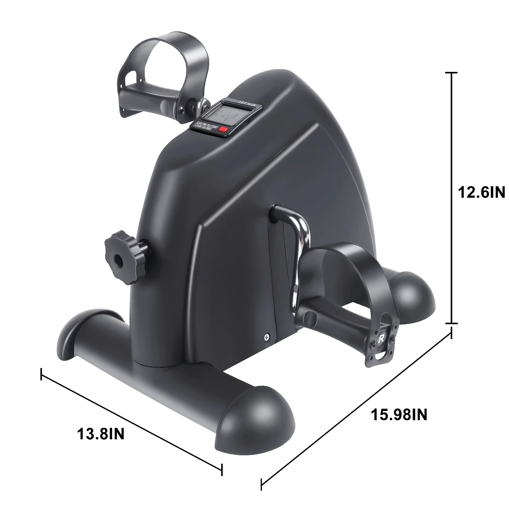 YSSOA Pedal Exercise Bike - Compact and portable design - 8.36 - Track progress and exercise safely with our portable mini exerciser! - Cheap Fitting