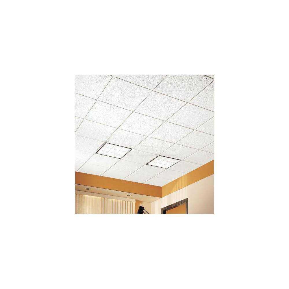Armstrong 703 Ceiling Tile, 24 x 48 in, 5/8 in T, PK10 - Cheap Fitting