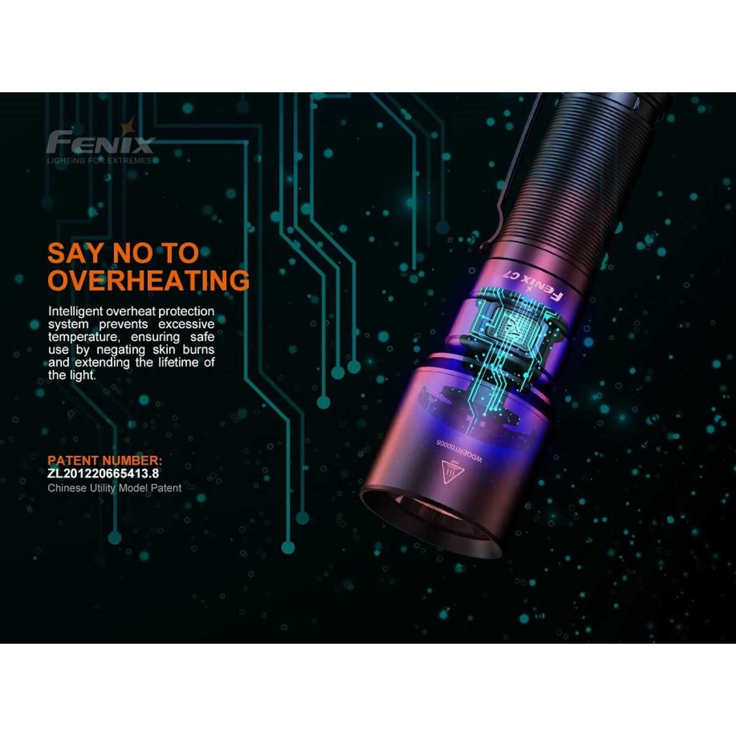 Fenix C7 Rechargeable Flashlight - Cheap Fitting