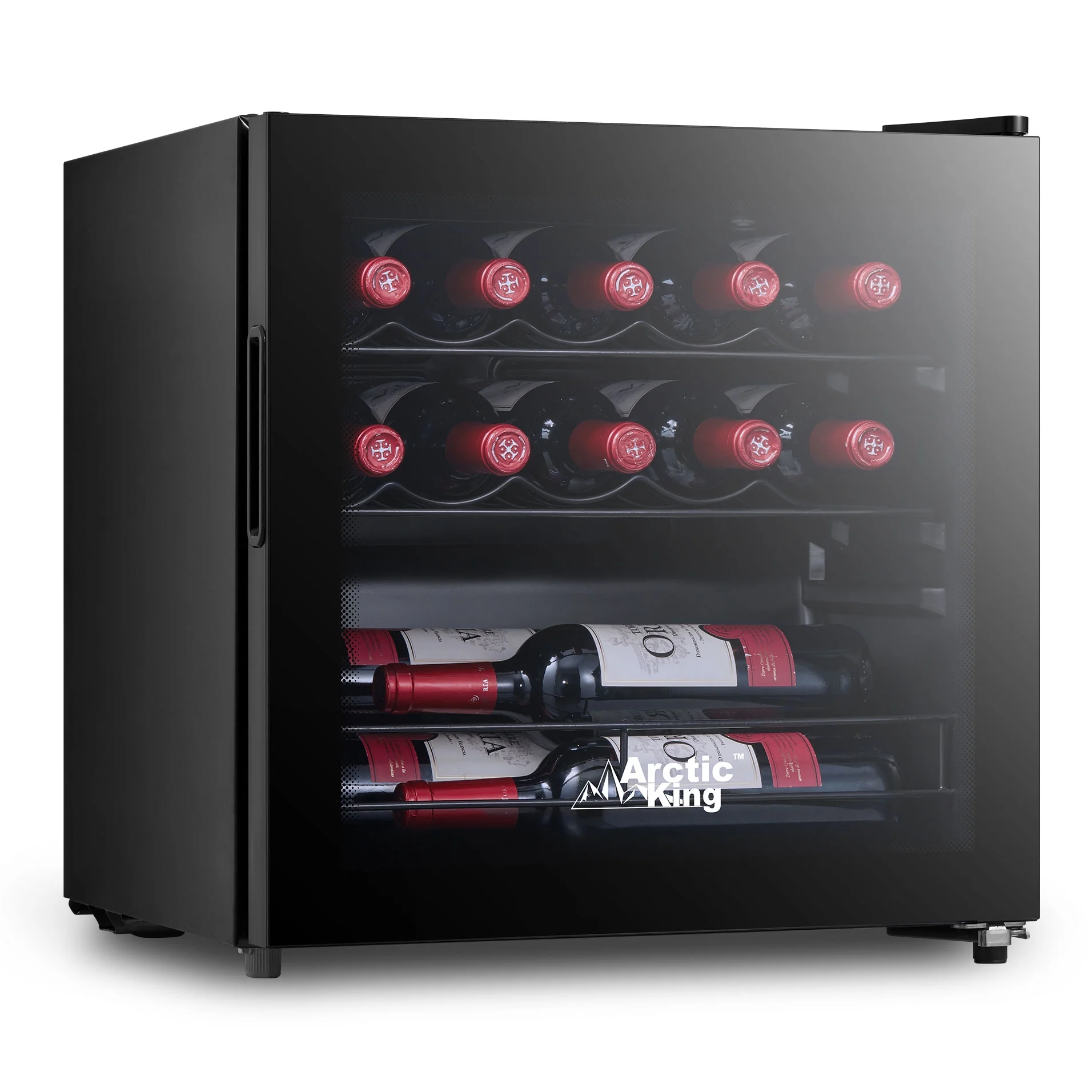 Arctic King 14-Bottle Wine Cooler, Full Glass Door, ARW14B0ABB - Cheap Fitting