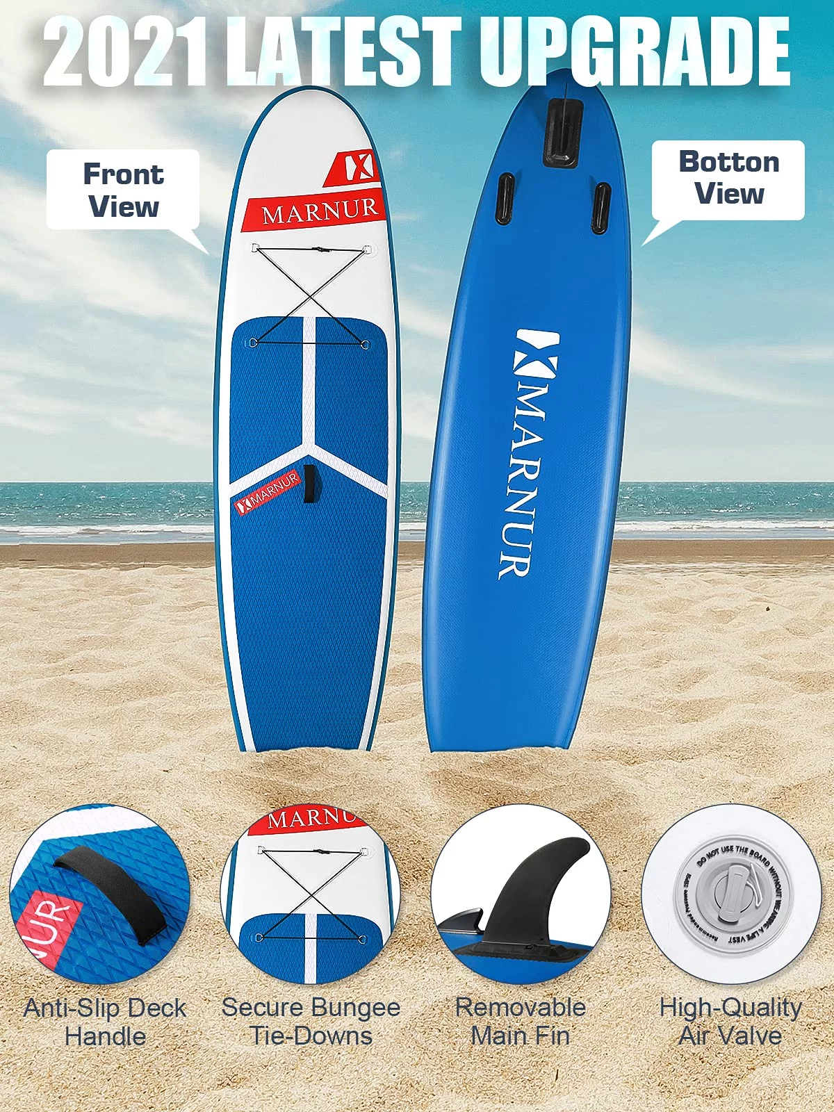 MARNUR Inflatable Paddle Board Stand Up Paddle Board 30