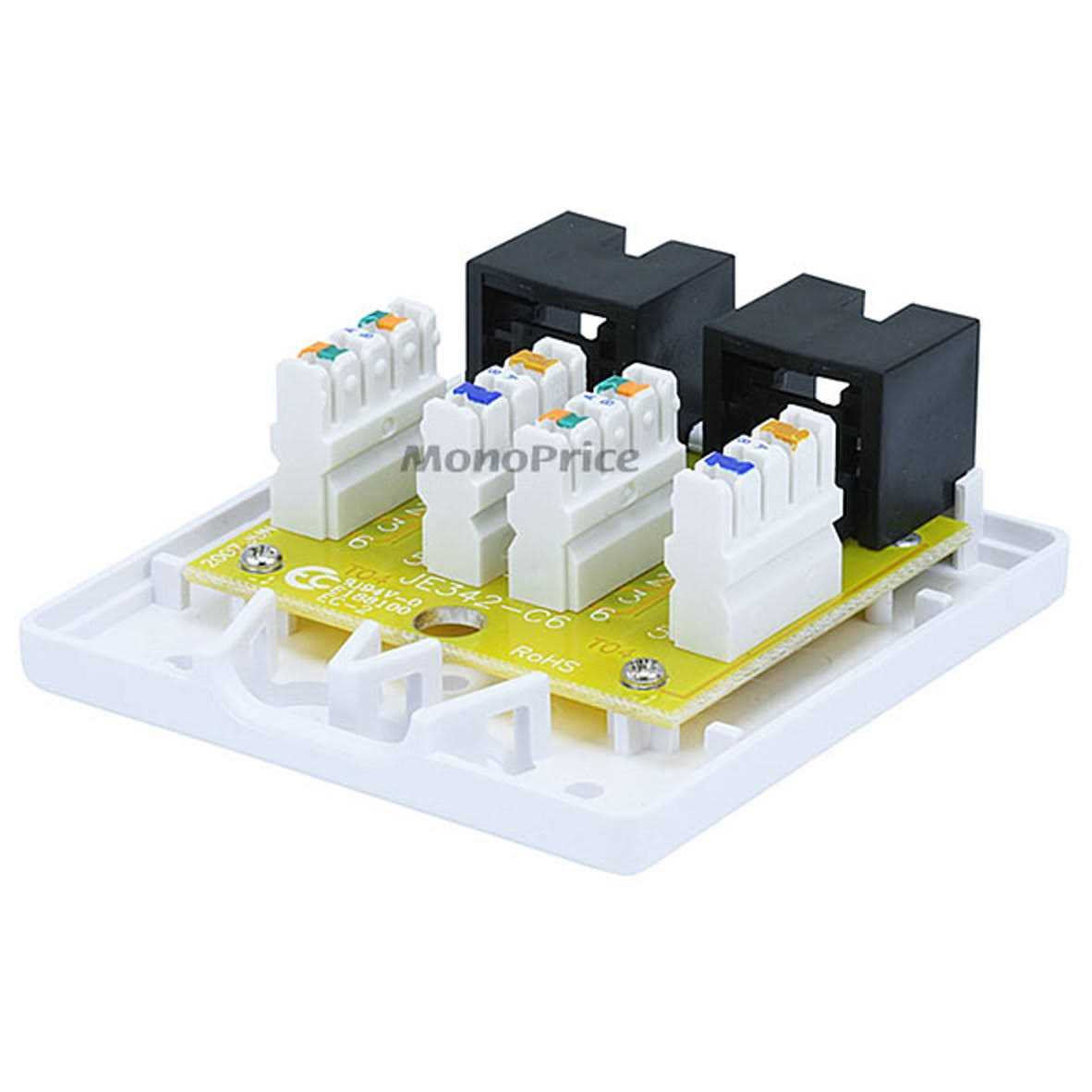 Monoprice Surface Mount Box Cat6 7093 - Cheap Fitting