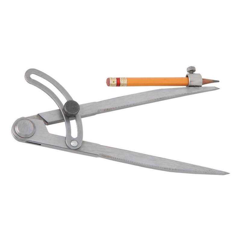 Pittsburgh 6 in. Locking Wing Divider Measuring Tool - Cheap Fitting