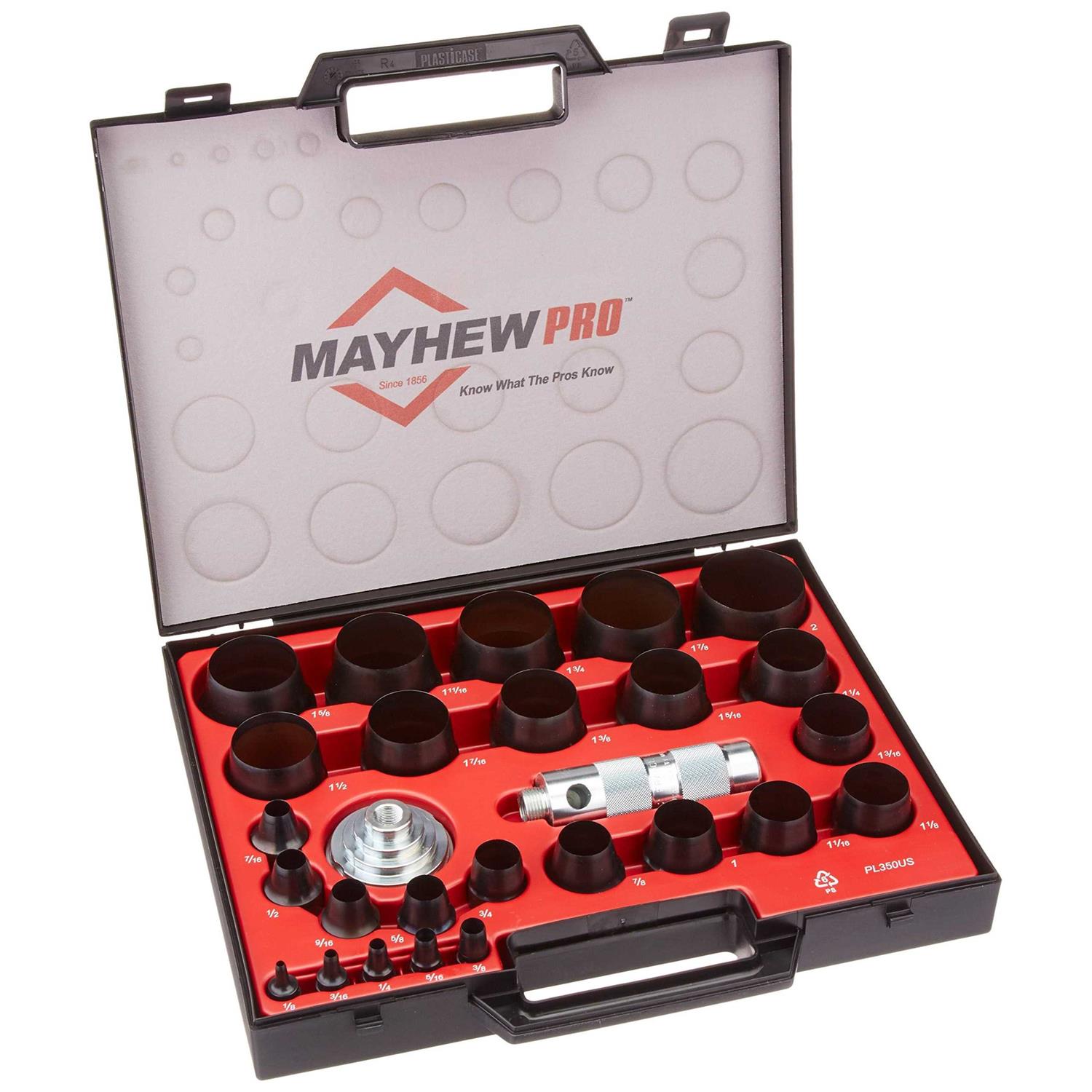 Mayhew 66002 Hollow Punch Set - Cheap Fitting