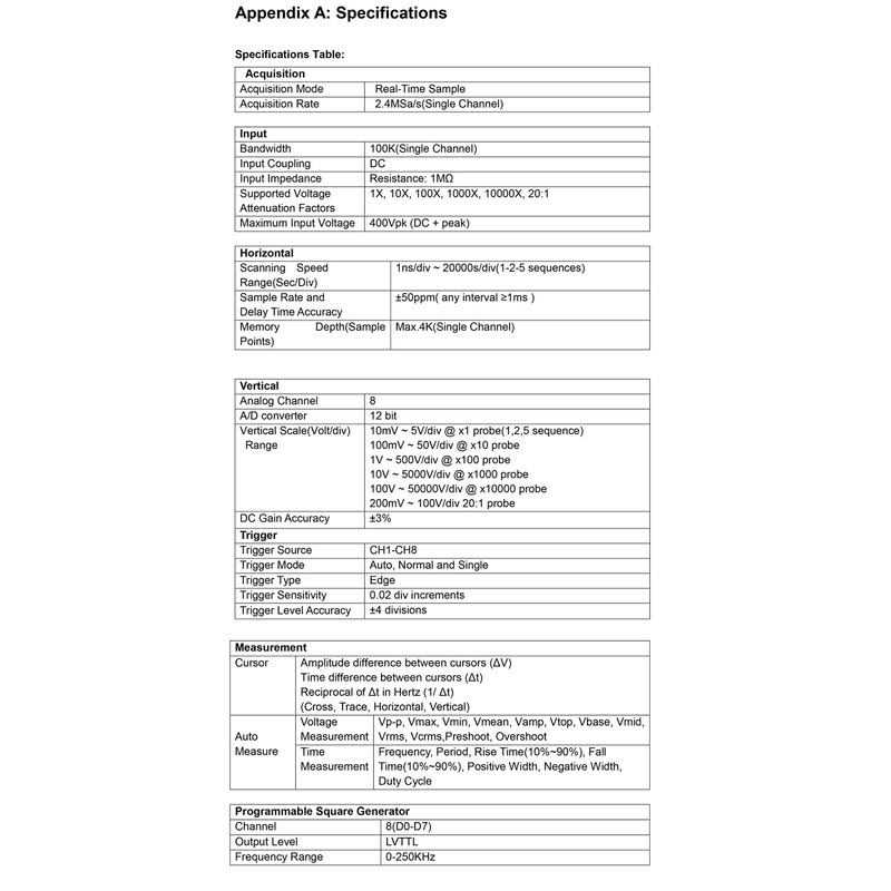 Hantek 1008C 8CH Automotive Diagnostic PC USB Digital Oscilloscope/DAQ/Programmable Generator - Cheap Fitting