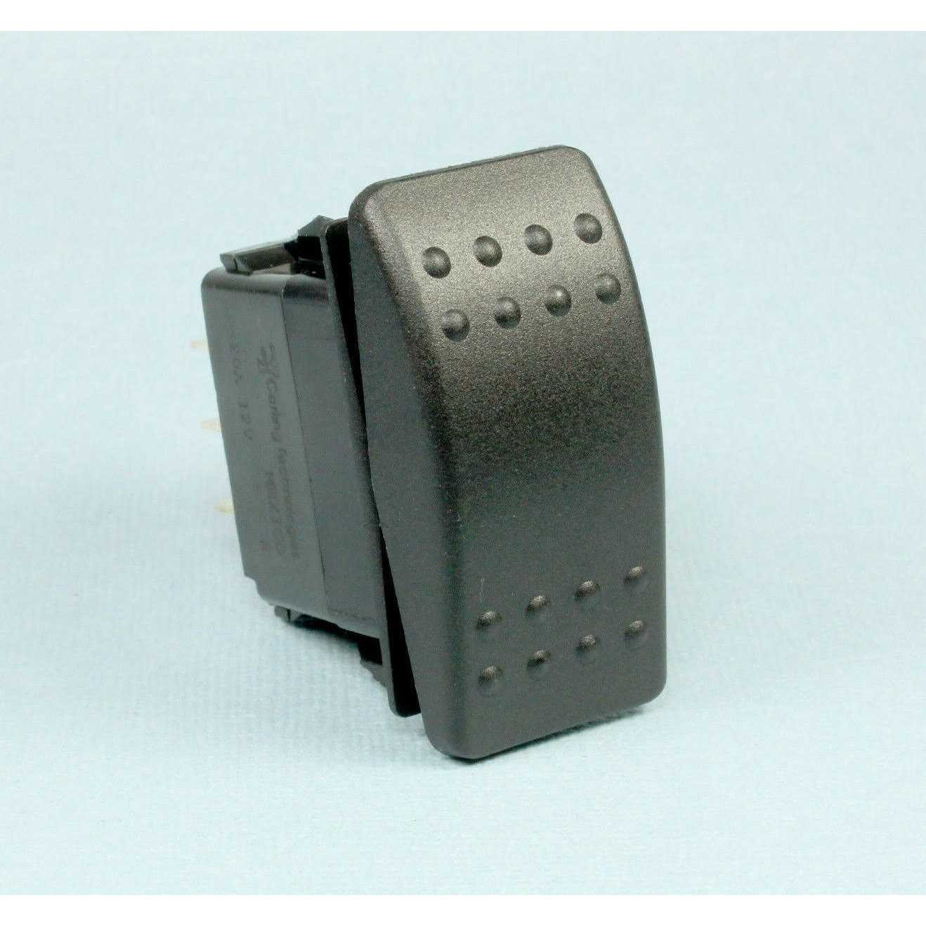 Carling Momentary Rocker Switch Dpdt - Cheap Fitting