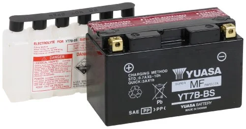 Yuasa Yt7b Bs Maintenance Free 12 Volt Battery - Cheap Fitting